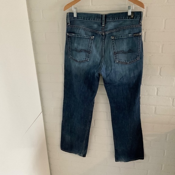 REVOLVE x 7 for all Mankind Men’s Denim jeans Standard Medium/Dark wash 34 - Picture 7 of 16